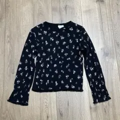 ザラ キッズ トップス カットソー 花柄 6y 116cm 未使用