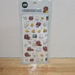 【新品】ラインフレンズ　ぷくぷくシール
