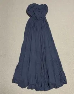 マリハ草原の夢のドレス　ベアトップロングティアードワンピースルミネ購入