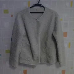 ユニクロ　ボアジャケット　白　ホワイト