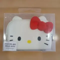 HELLO KITTY がま口カードケース p.g.design ホワイト
