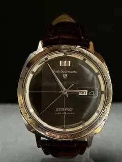 슈퍼 레어 블랙! SEIKO 스포츠 매틱 5 자동 권 남성 시계 가동품