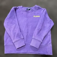 XLARGE パープルトレーナー 100cm
