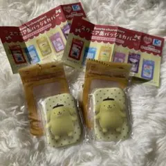 サンリオ スクエア缶バッジ＆カバー ポムポムプリン