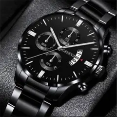 腕時計 クォーツ メンズ GENEVA ブラックのサムネイル