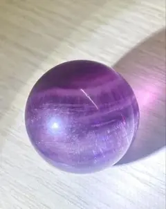 パープルフローライト スフィア（丸玉）27mm