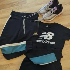 New Balance ランニングシューズとジャージセット