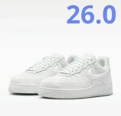 ■新品26.0cm■ナイキ エア フォース 1 07 オフホワイト/ライトグレー