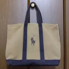 ラルフローレン ビッグポニー キャンバス　トートバック