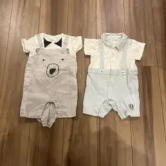 bebe ロンパース 2枚組