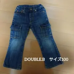 DOUBLE.B　デニムパンツ　100サイズのサムネイル