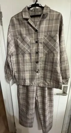 【GRL】 チェック柄ジャケット・パンツセット