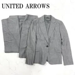 LA3986 3点セットユナイテッドアローズ シルク セットアップ グレー34