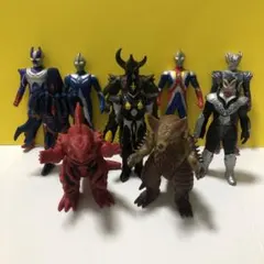 ウルトラマン怪獣⑤ ミニソフビ　バンダイ　10体セット