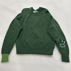 UNIQLO アニヤハインドマーチ　グリーン ニットセーター