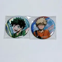 僕のヒーローアカデミア ヒーロープラザ 課外学習! 缶バッジ 緑谷出久/爆豪勝己