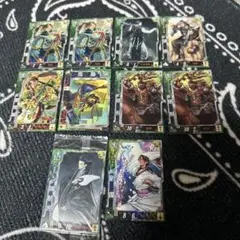 三国志大戦3 蜀軍 枠ホロ10枚セット 劉備 張飛 諸葛亮 他