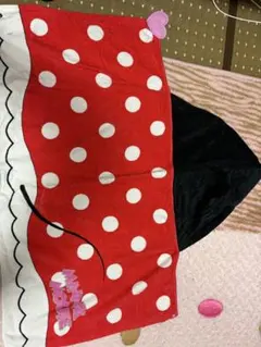 ミニーマウス フード付きタオル