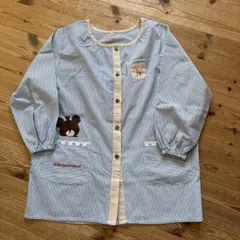 保育士 エプロン 割烹着 2L 3L くまのがっこう