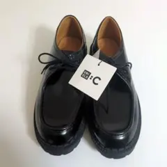 UNIQLO:C 26cm レースアップシューズ タグ付き 黒 ユニクロ - メルカリ