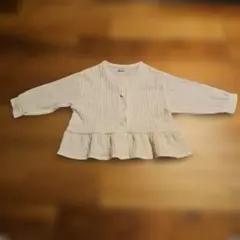 テータテート フリル付きカーディガン90センタ