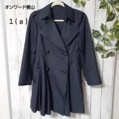 オンワード樫山コートジャケットテーラードジャケットアウターMグレーカジュアル