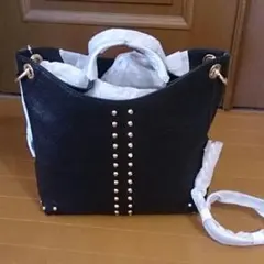 新品未使用！マイケル・コース Astor Leather bag♪ブラック