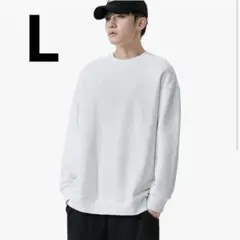 トレーナー メンズ 長袖 丸首 スウェット 長袖Tシャツ ゆったり オーバー