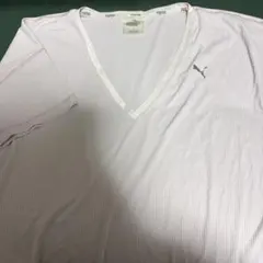 PUMA Vネック Tシャツ ラベンダー　Mサイズ
