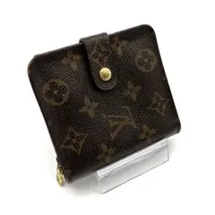 【ジャンク品】LOUIS VUITTON ルイヴィトン コンパクトジップ 財布のサムネイル