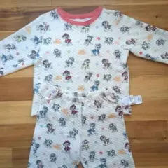 ユニクロ　キルト　パジャマ　110 パウパト