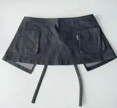 COMME CA ISM コムサイズム デニム ショートエプロン ギャルソンのサムネイル