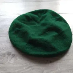 【1回のみ使用】ベレー帽　グリーン　緑