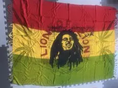 ボブ・マーリー タペストリー 赤 黄 緑 レゲエ オシャレ