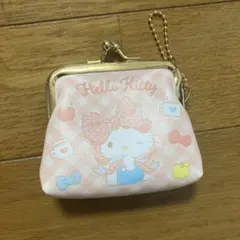 Hello Kitty がま口コインケース ピンク