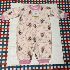 Disney baby ミニーマウスロンパース 80 裏起毛