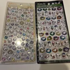 ボンボンドロップシール　ミニ　しずくちゃん　みるみるちゃん　スヌーピー