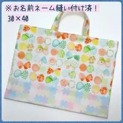 【子供】レッスンバッグ　手提げ袋　絵本袋　図書袋　通園バッグ　女の子向け（21）