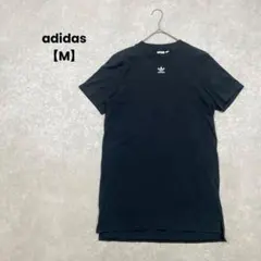 adidas/カットソーミニワンピース/M/ブラック/ストリート系/スポーティ