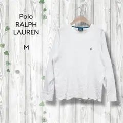 POLO RALPH LAUREN ワッフル 白サーマル ポニー 刺繍ロゴ XL - メルカリ