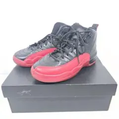 NIKE AIR JORDAN 12 レトロ 5Y ブラック×レッド 23.5