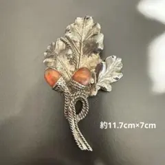 大ぶり　ヴィンテージ　ブローチ