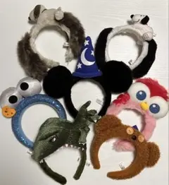 USJ ユニバ　ディズニーランド　カチューシャ 7点まとめ売り