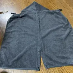 フード付きグレー フリース抱っこカバーケープカバーお値下げ中