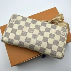 ルイヴィトン ダミエ アズール ジッピーウォレット 長財布 N60019