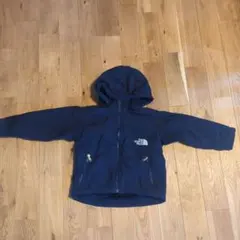 THE NORTH FACE フード付ジャケット ネイビー　内ボア　キッズ100