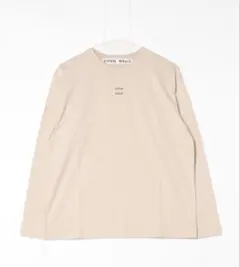 CITEN ロゴプリント 長袖カットソー