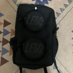 たぴこ様専用LEGO ブラックリュック 2ポケット付きのサムネイル