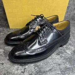 未使用箱付き✨REGAL ウィングチップ 2589 ブラック レザー 25.5