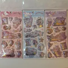 サンリオ キラキラカプセルシール 3枚セット